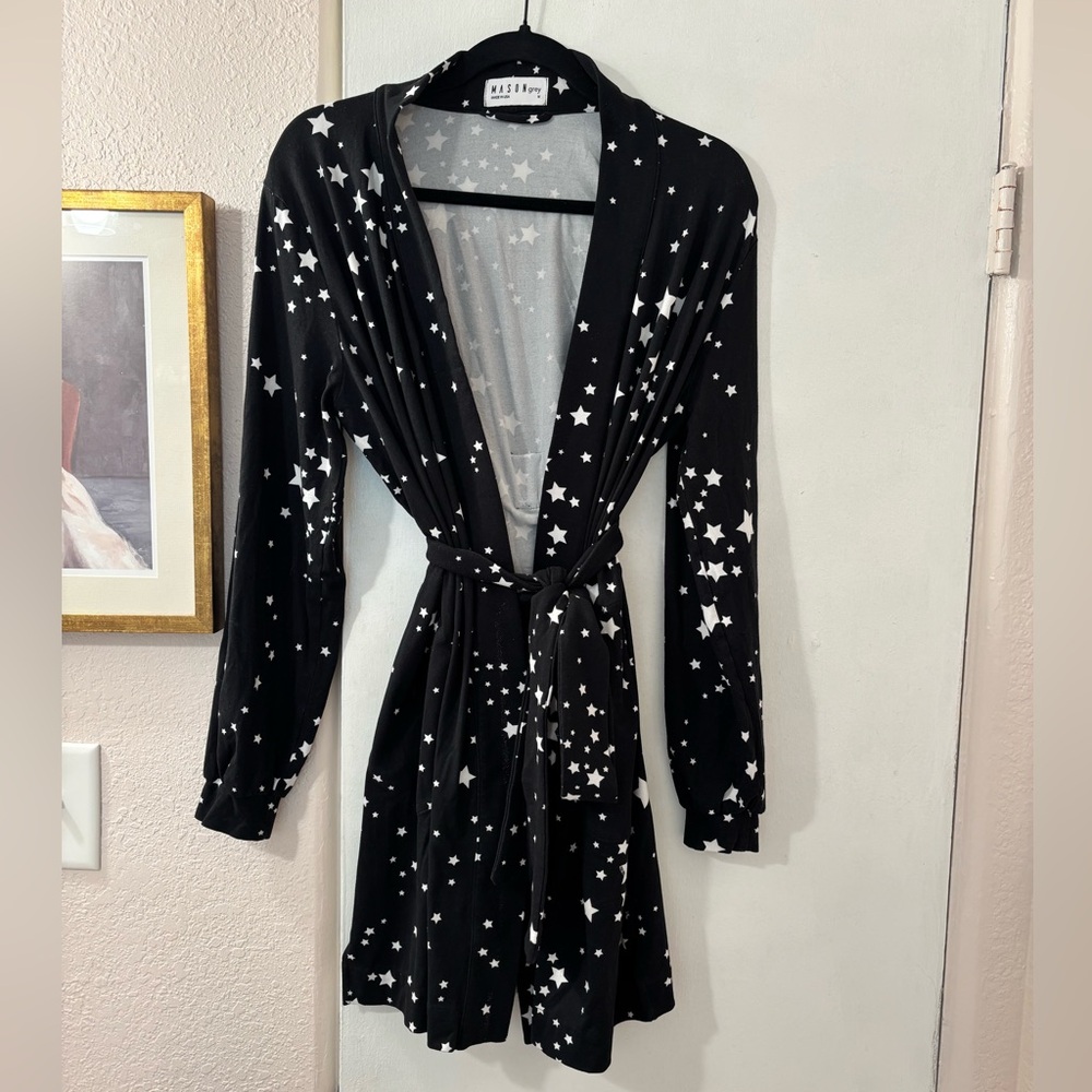 Mason Grey Jersey Short Robe